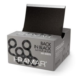 Framar Back in Black kohokuvioitut foliolapput 12,7 x 27,9 cm 500 kpl. Framar foliot.