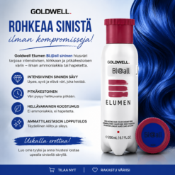 Goldwell Elumen BL@all sininen hiusväri. Elumen värit. Goldwell Elumen hiusvärit.