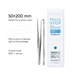 MicroSTOP WHITE Itsesulkeutuva sterilointi pussi 50×200 mm – 100 kpl