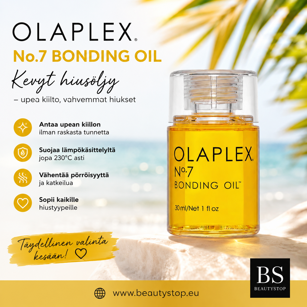 Olaplex No.7 Bonding Oil 30ml hiusöljy