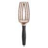 Olivia Garden Fingerbrush Boar & Nylon Trinity Bronze Brush. Fingerbrush hiusharjat.