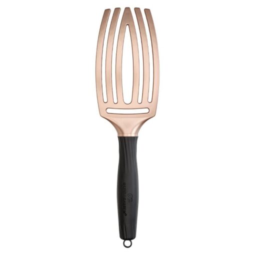 Olivia Garden Fingerbrush Boar & Nylon Trinity Bronze Brush