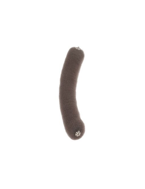 SIBEL Bun Roll Nylon Brown hiusvalki 18cm, ruskea