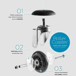 Alternative view of A1 Sibel Rollercoaster Eccentric Gold satulatuoli