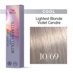 Wella Illumina 10/69 Lightest Violet Cendre Blonde 60 ml – hiusväri