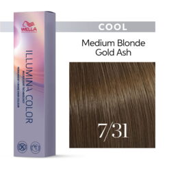 Wella Illumina 7/31 Medium Gold Ash Blonde 60 ml