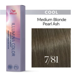 Wella Illumina 7/81 Medium Pearl Ash Blonde 60 ml hiusväri