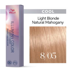 Wella Illumina 8/05 Light Natural Mahogany Blonde 60 ml
