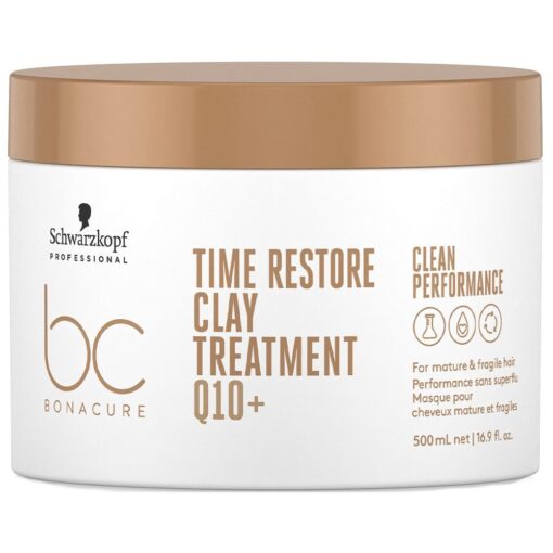 Schwarzkopf BC Time Restore Clay Treatment Q10+ 200ml