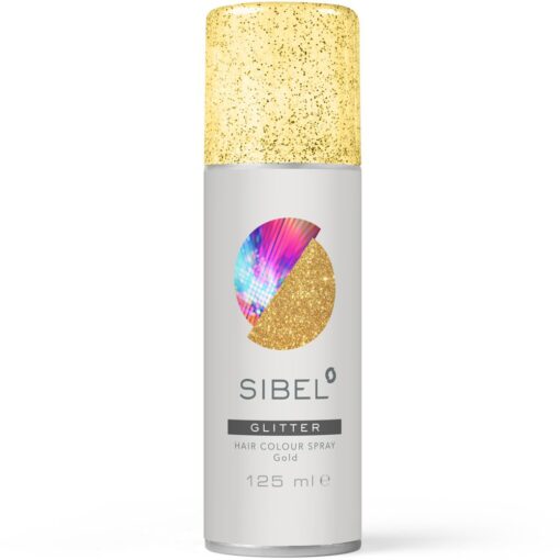 Sibel Color Spray, kulta glitteri 125ml suihkeväri