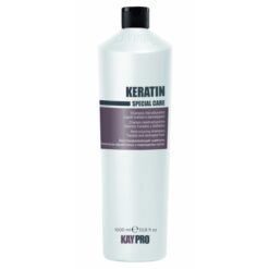 KayPro Keratin Shampoo on uudistava shampoo käsitellyille ja vahingoittuneille hiuksille. Elvyttää, ravitsee, korjaa hiukset syvältä. Palauttaa hiusten luonnollisen loiston, lujuuden ja nopeuttaa hiusten uudelleen kasvua.