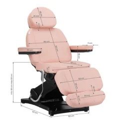 Armand Classic hoitotuoli 3 moottoria, pinkki