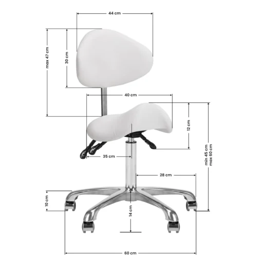 Armand Comfort Extra satulatuoli, valkoinen