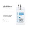 MicroSTOP WHITE Itsesulkeutuva sterilointi pussi 60×100 mm - 100 kpl