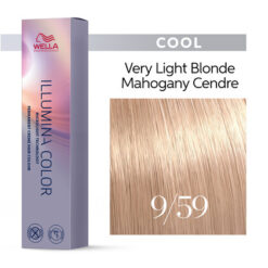 Wella Illumina Color 9/59 Very Light Blonde Mahogany Cendre