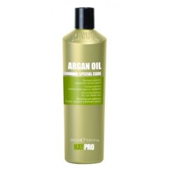 Arganöljyä sisältävä Kepro Kaypro Argan Oil shampoo pesee hellästi ravitsen hiuksia intensiivisesti tehden ne kiiltäviksi, kevyiksi ja silkin pehmeiksi. Marokosta lähtöisin olevaa, yhtä maailman harvinaisemmista öljyistä Arganöljyä, valmistetaan arganpuun pähkinöistä. Öljyllä on monia ihoa hoitavia ja lääkinnällisiä ominaisuuksia. KayPro Argan Oil shampoo on erinomainen kuiville ja elottomille hiuksille. KayPro Argan Oil shampoo sopii myös värjätyille ja käsitellyille hiuksille. 250 ml.