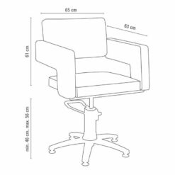 Sibel Odeon Black Styling Chair - kampaamotuoli