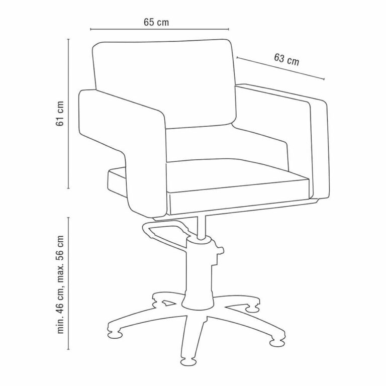 Sibel Odeon Black Styling Chair - kampaamotuoli