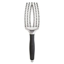 Olivia Garden Fingerbrush Combo Boar & Nylon Trinity Silver Brush. Fingerbrush hiusharjat