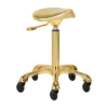 Armand Fine Gold Saddle Stool - satulatuoli