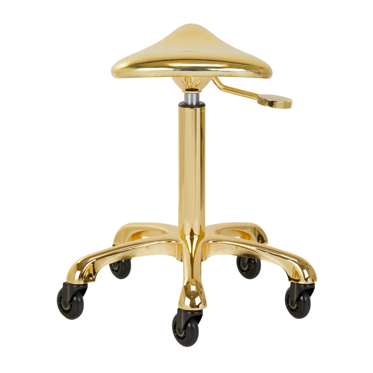 Armand Fine Gold Saddle Stool - satulatuoli