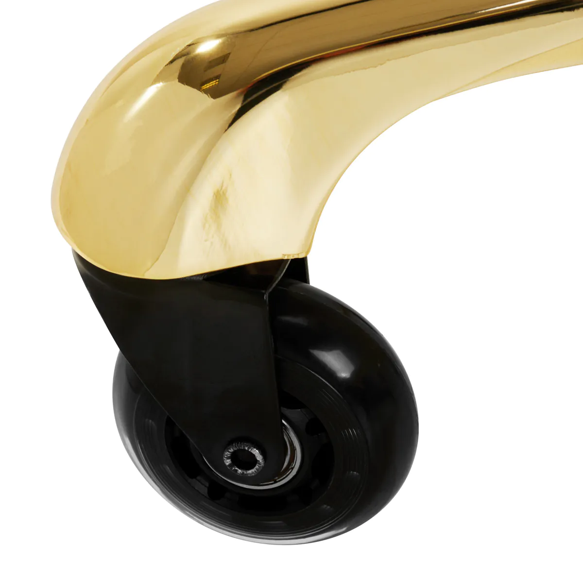 A1 Armand Gold Luxe Wheels Saddle Stool - satulatuoli - Image 5