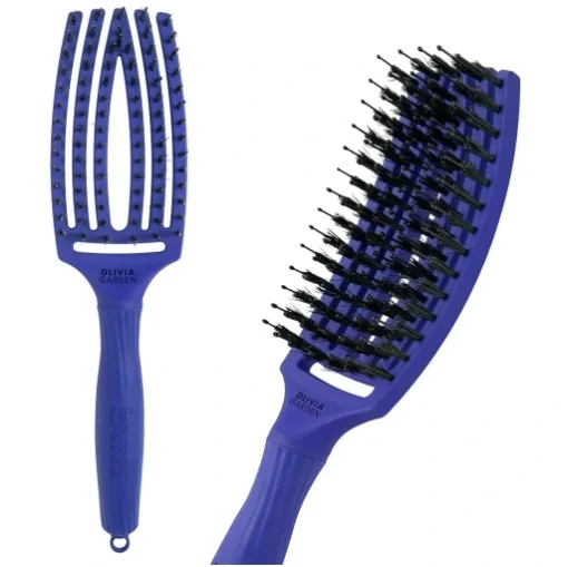 Olivia Garden Fingerbrush Combo Medium Blue Jeans hiusharja. Fingerbrush hiusharjat.