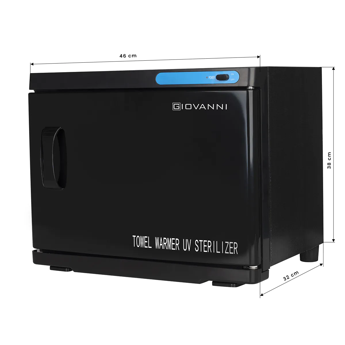 Pyyhelämmitin Armand UV-sterilisaattorilla 23 L, musta