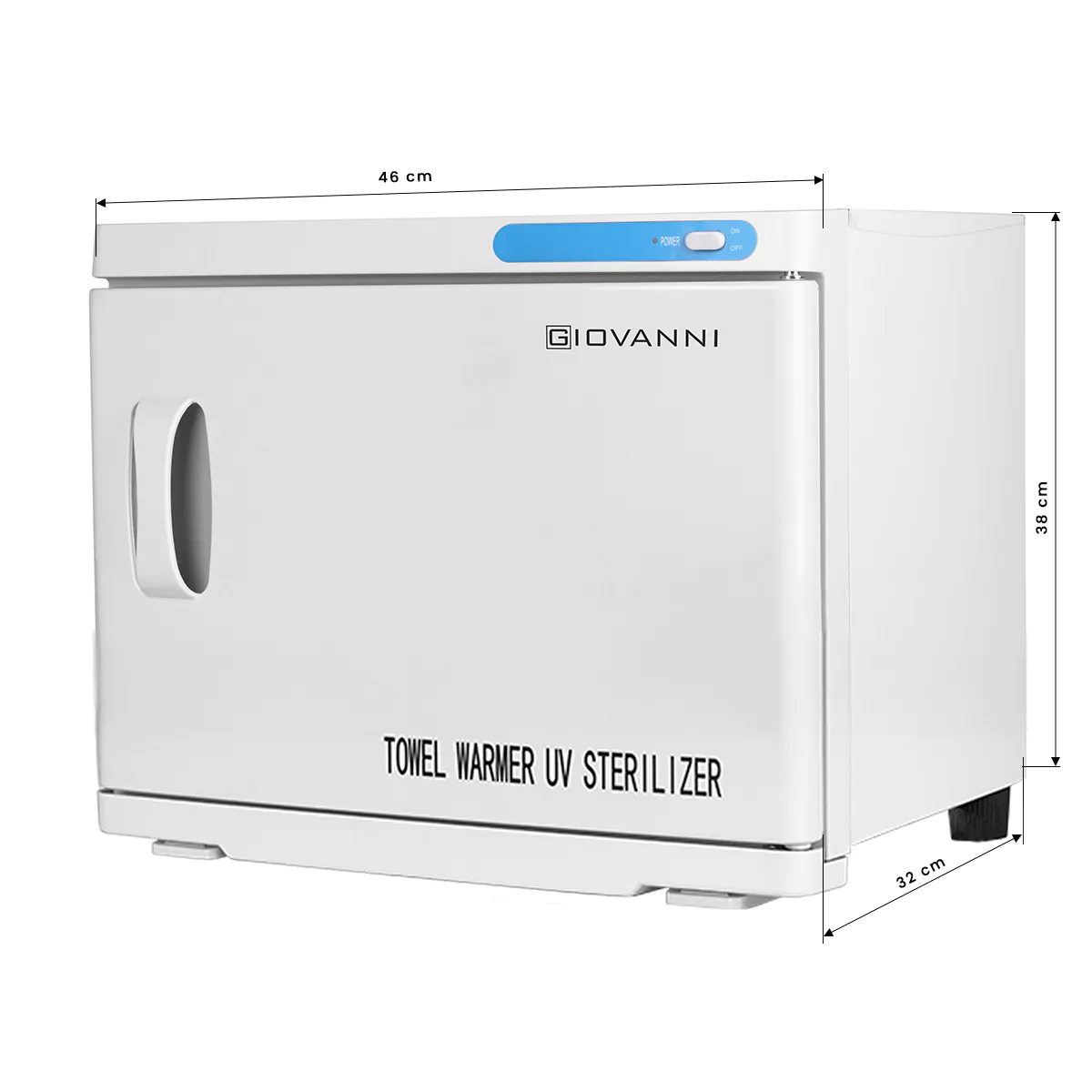 Pyyhelämmitin Armand UV-sterilisaattorilla 23 L, valkoinen