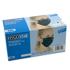 Musta Medical-tasoinen kasvomaski 50 kpl