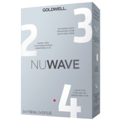 Goldwell Nuwave Step 2- Shaping Lotion, Step 3- Replenishing Serum, Step 4- Lock In Fluid