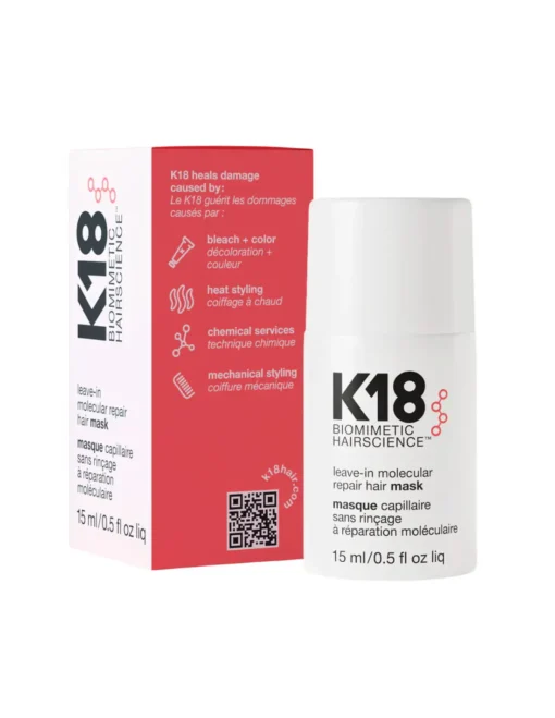 K18 Leave-in Molecular Repair Hair Mask 15 ml hiusnaamio