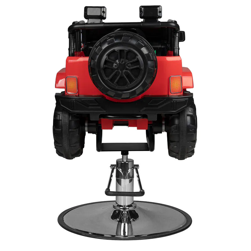 Lasten kampaamotuoli SUV, punainen - Image 4