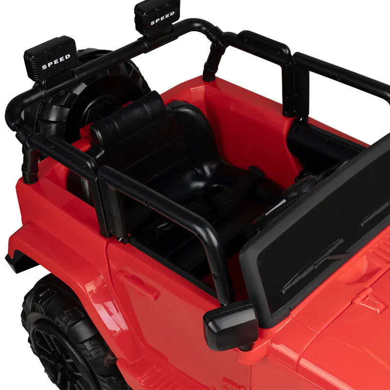 Lasten kampaamotuoli SUV, punainen - Image 5