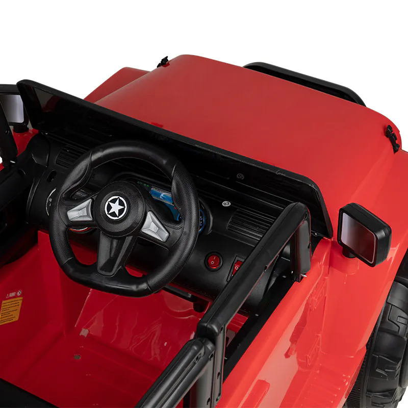 Lasten kampaamotuoli SUV, punainen - Image 6