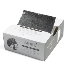 Sibel Embossed alumiinifolio raitalaput 12x27cm 300kpl, musta