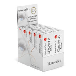 Biosmetics Growth Serum 3 ml. Biosmetics ripsiseerumi. Biosmetics kulmakarvaseerumi.