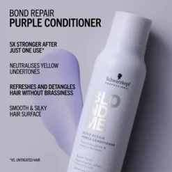 Schwarzkopf Blondme Bond Repair Purple Conditioner 250ml