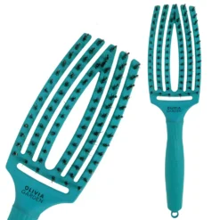 Olivia Garden Fingerbrush Combo Medium Blue Lagoon hiusharja. Olivia Garden Fingerbrush hiusharjat.