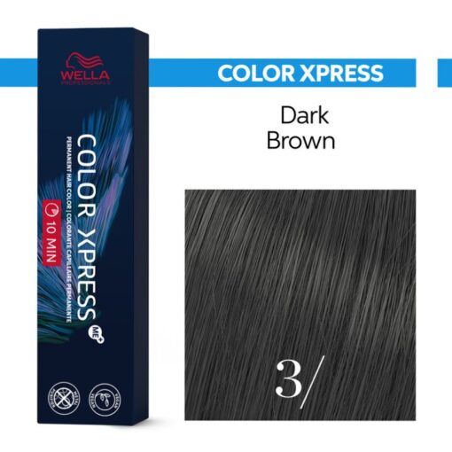 Wella Professionals Color Xpress, Dark Brown 3/ 60ml. wella hiusvärit.