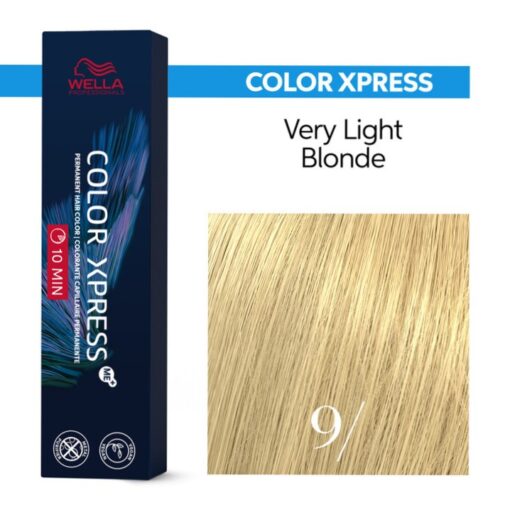 Wella Professionals Color Xpress, Very Light Blonde 9/ 60ml. Wella Color Xpress hiusvärit.