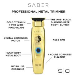 Stylecraft Saber Trimmer Gold - hiustrimmeri