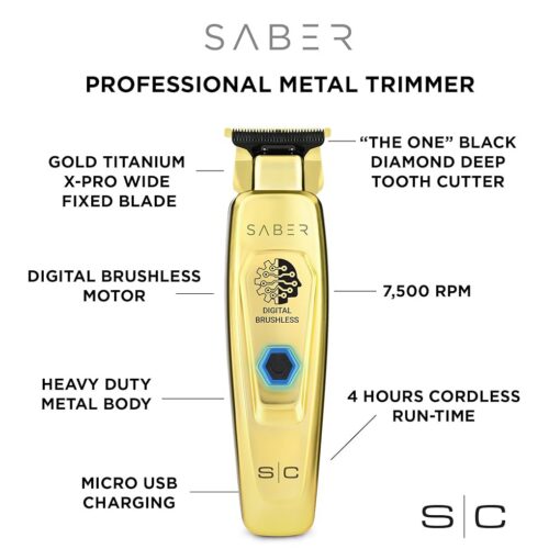 Stylecraft Saber Trimmer Gold - hiustrimmeri
