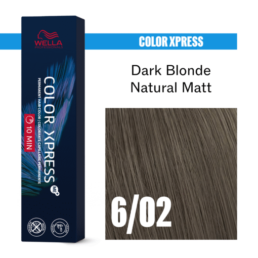 Wella Professionals Color Xpress, Dark Blonde Natural Matt 6/02 60ml